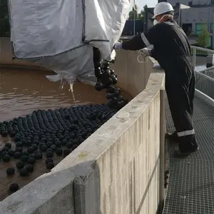 Bolas negras de plástico HDPE huecas, 10cm, 100mm, 80mm