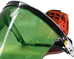 Green PETG Splash Guard Speedflex <strong>Face</strong> <strong>Shield</strong> Visor ANSI Z87.1 NFPA 70E-2015 Certified PLASTICOOP Motorcycle Helmets Model G2000 - Product Image 2