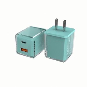 US/EU <b>Socket</b> Type C Charger A+C Power Supply Fast Charging 20W PD Charger Wall Phone Charger - Product Image 4