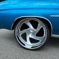 Jantes forgées BZY 6x139.7 5x127 6x5.5 de 22, 24, 26, 28 pouces, jantes de voiture à déport profond, 2 pièces pour Dodge Charger Chevrolet Impala