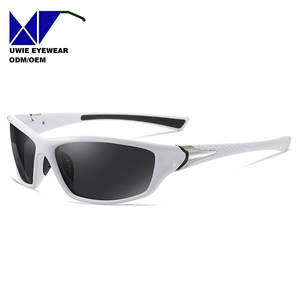 แว่นกันแดดโพลาไรซ์ทรงสี่เหลี่ยม OEM Sports พร้อมเลนส์ป้องกันรังสียูวี 400 กรอบพลาสติกสีชา สำหรับกีฬากลางแจ้งและปั่นจักรยาน - Product Image 3
