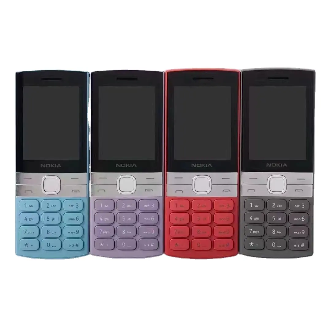 नोकी 150 (2020) 2.4 इंच 2 ग्राम छोटे फोन 1400 माह बैटरी डुअल कार्ड 4 जी कीबोर्ड फीचर फोन