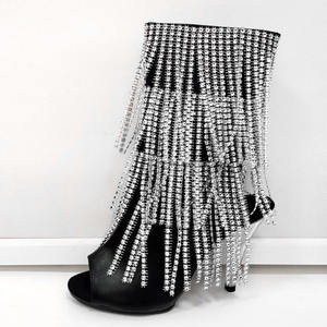 Костюм танцовщицы для стриптиза, 13 см, готический, для ночного клуба, полный комплект, женский, на платформе, больших размеров, для кроссдрессинга, сексуальный, модный - Product Image 1