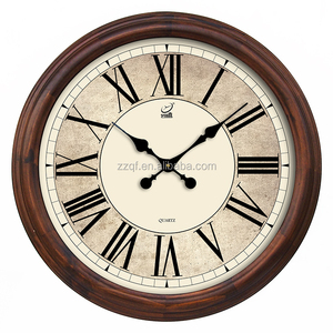 Tour française <span class=keywords><strong>Paris</strong></span> thème chiffres arabes rond en bois rétro blanc <span class=keywords><strong>horloge</strong></span> murale pour cuisine - Product Image 4