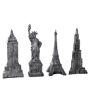 American Statue of Liberty Paris Tower Burj Khalifa Manufacturer Supplier Resin Crafts Burj Khalifa Model