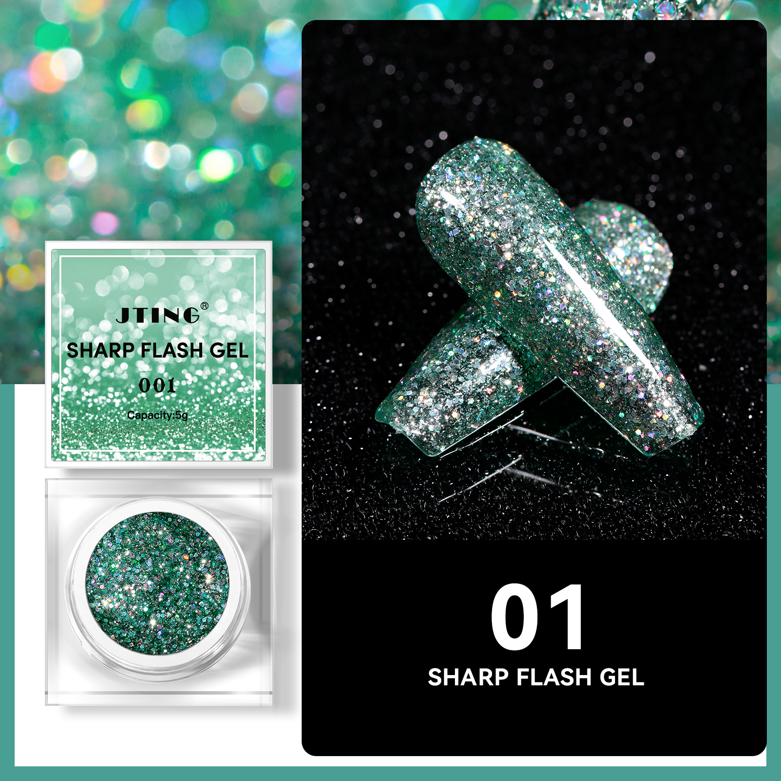#01 Sharp flash gel