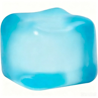 Cube anti-stress en plastique PU marbré violet de haute qualité, jouet sensoriel souple et moelleux pour enfants et adultes, soulagement de l'anxiété, emballage supplémentaire