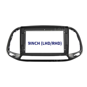 Cornice Radio <span class=keywords><strong>Auto</strong></span> Meihua 9 Pollici, Accessorio Interno per <span class=keywords><strong>Auto</strong></span> <span class=keywords><strong>Fiat</strong></span> 2015-2019, Kit Montaggio Cruscotto con Cablaggio - Product Image 1