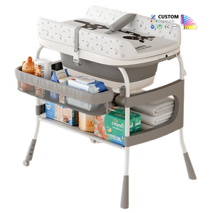 Fasciatoio Pieghevole Multifunzione 2-in-1 per Neonati: Cambio Pannolino e Massaggio per il Bagnetto - Product Image 5