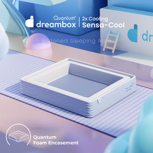 Matelas en latex naturel de luxe avec régulation de température et enveloppe en mousse - Product Image 2