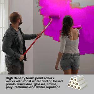 <span class=keywords><strong>Rodillo</strong></span> de pintura de espuma de alta densidad de 9 pulgadas <span class=keywords><strong>para</strong></span> acabados lisos, cubiertas, superficies planas, <span class=keywords><strong>para</strong></span> <span class=keywords><strong>paredes</strong></span>, puertas, techos, pintura de muebles - Product Image 6