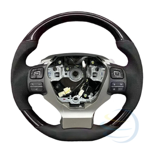 Volante de Madera para <span class=keywords><strong>Lexus</strong></span> IS 250 350 300 300h <span class=keywords><strong>200t</strong></span> LS430 460 500 IS200 2006-2013 2010 2008 2016 2014 - Product Image 1