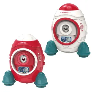 SamToy yaz roket elektronik otomatik Burbujas sabun Blower kabarcık makinesi oyuncaklar kabarcık makinesi çocuklar için