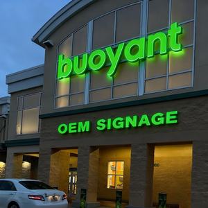 Letrero para Restaurante, Diseño de Letrero con Nombre de Tienda, Letras 3D Retroiluminadas, Letreros LED Personalizados con Logotipo para Negocios de Farmacia - Product Image 2