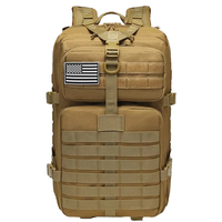 Sac à Dos d'Épaule Tactique d'Extérieur 3 Jours avec Système Molle et Fermeture Éclair