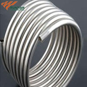 EN1.4301 SS Vòng Ống Trao Đổi Nhiệt Ngưng 304 Công Nghiệp Cuộn Dây Thép Không Gỉ Ống - Product Image 2