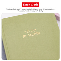 Cuaderno de Tela de Lino A5 Personalizado para Oficina y Escuela, Diseño Lindo de Fábrica