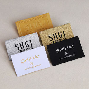 Индивидуальные этикетки для одежды с логотипом собственной марки высокой плотности - Product Image 6