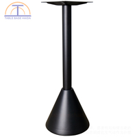 Pied de meuble en acier vintage de style victorien antique moderne et robuste pour table à manger en métal