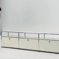 Moderner Modularer Edelstahl-Aufbewahrungsschrank Multifunktionaler Organizer für Apartments Kleiner Räume Fabrik-Großhandel