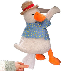 8032 Kawaii Phim Hoạt Hình Động Vật Sang Trọng Vịt Mông Treo Mô Hộp Giấy Chủ Cho Xe Trang Trí Xách Tay Tùy Chỉnh Mô Hộp - Product Image 1