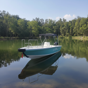 Bote <span class=keywords><strong>de</strong></span> Fibra <span class=keywords><strong>de</strong></span> Vidrio <span class=keywords><strong>de</strong></span> 23 pies/6.98 m con Motor Fuera <span class=keywords><strong>de</strong></span> Borda para Deportes/Pesca/Ocio/Transporte <span class=keywords><strong>de</strong></span> Pasajeros/Trabajo/Paseo Turístico con Consola y Entretenimiento - Product Image 5
