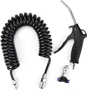 Pistolet souffleur d'air robuste neuf pour outils manuels, kit de tuyau d'air enroulé en plastique, produit phare 2019 - Product Image 6