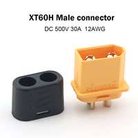 Connecteur à balle mâle/femelle XT60H 30A DC 500V pour batterie Lipo de drone de course FPV et quadricoptère RC