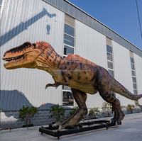 Jurassic tema parkı için yaşam boyutu gerçekçi Animatronic T Rex dinozor