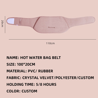 Vente chaude portable fond d'eau chaude de haute qualité classique fond d'eau chaude en peluche usine personnalisation en gros avec couvercle