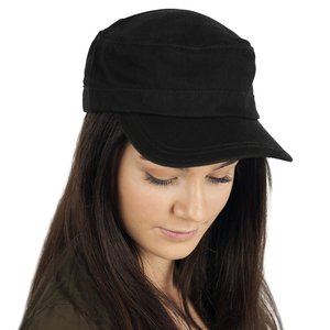 Unisex Cadet <b>Cap</b> Green Basic Everyday Style Breathable Baseball <b>Cap</b> Adjustable <b>Flat</b> Top for <b>Men</b> Women Sporty Fabric Feature - Product Image 6