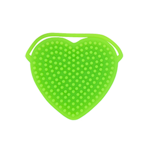 Cepillo facial de silicona en forma de corazón para champú de bebé Masaje y limpieza Limpiador de herramientas de maquillaje - Product Image 2