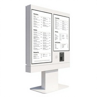 Panneau de menu personnalisé pour drive-thru, écran LCD extérieur pour la commande, interphone audio bidirectionnel, solution OEM ODM