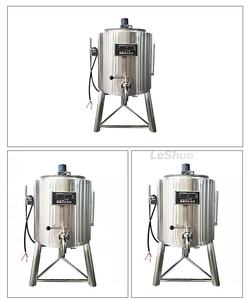100リットルミニフルーツジュース殺菌機、牛乳殺菌タンク、小型卵・牛乳殺菌機 - Product Image 2