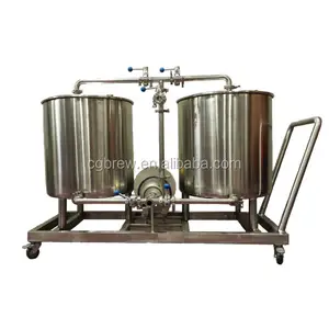 Sistema de cip da cervejaria 100l para fermentador de limpeza