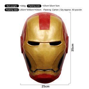 Máscara Facial Completa Estilo Superhéroe para Niños y Adultos, Disfraz de Cosplay, Decoración para Fiestas - Product Image 4