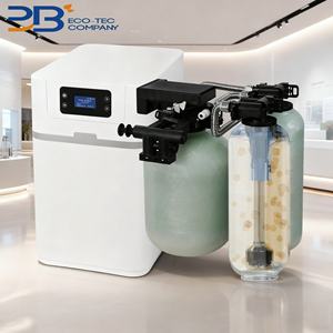 고급 가정용 언더싱크 3 개 수지 탱크 연수제 시스템, 호텔 세탁/청소용 Ca 및 Mg 이온 제거 - Product Image 1