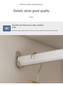 <span class=keywords><strong>Armoire</strong></span> à vêtements en tissu simple et économique pour chambre à louer - Product Image 5