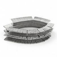S8740 U-vormige clips van aluminium voor worstvellen, voor worstverpakkingsmachines en het afdichten van netzakken.