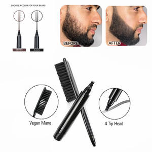 Productos para el cuidado de la barba para hombre, suero de rebrote orgánico con rodillo <span class=keywords><strong>Derma</strong></span>, Kit de crecimiento de la barba, aceite de barba, Etiqueta Privada - Product Image 5