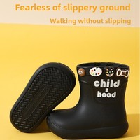 Bottes de pluie imperméables unisexes pour enfants, en EVA, antidérapantes, à motifs animaux/dessins animés, pour la maternelle