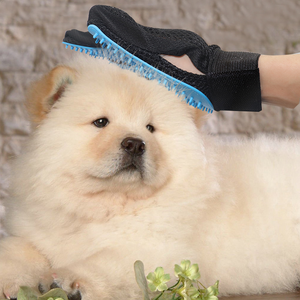 ถุงมือซิลิโคนสำหรับสัตว์เลี้ยงแบบเรียบง่าย พร้อมแปรงและหวี ป้องกันรอยขีดข่วน สำหรับแมว กำจัดขน อาบน้ำ นวด - Product Image 3