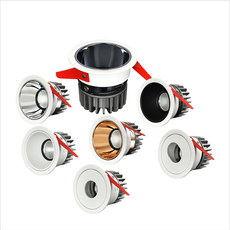 5W 7W 10W 12W 15W 18W recessed led spotlight 4x4 slim cob spot light skd spotlight frame