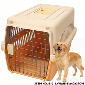 Jaula Portátil para Perros de Gran Capacidad, Moderna y Clásica, Certificada por la IATA, Fabricada con Material PP, Ecológica y Aprobada por Aerolíneas - Product Image 1