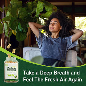 Vente en gros de bonbons santé quotidiens Suppléments respiratoires en feuilles de molène 1000 mg Gommes de molène 9 en un pour poumons - Product Image 5