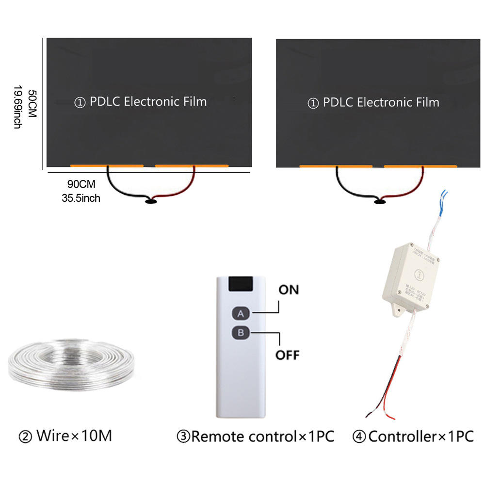 (2 fenêtres) noir x 2 pièces