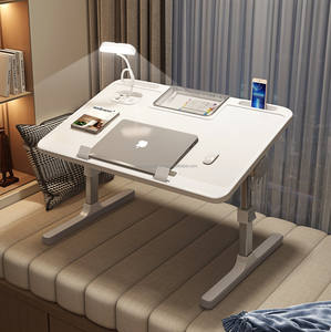 Table d'ordinateur portable pliable <span class=keywords><strong>en</strong></span> bois moderne antidérapante avec tiroir, table d'étude portable pour écrire et lire - Product Image 4