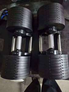 Hot Sales 90lbs Adjustable Cast Iron Dumbbell Set Anti-Slip Handles for Full Body Workout Home Gym <b>Strength</b> <b>Training</b> - Product Image 2