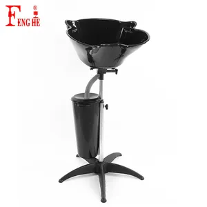 Fenghe Salon Furniture Unit Backwash Shampoo Sink And Chairs Hair Wash Shampoo Basin Bowl