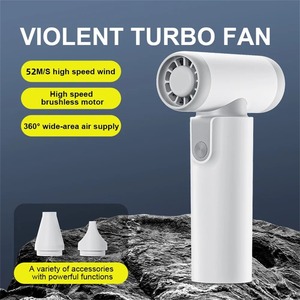 Ventilador Turbo Mini Jet, Turboventilador Violento, Recargable por USB, Motor sin Escobillas de 160000 RPM, Ventilador de Conducto de Alta Velocidad de 52m/s - Product Image 3